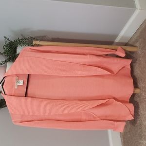 Coral/pink cardigan